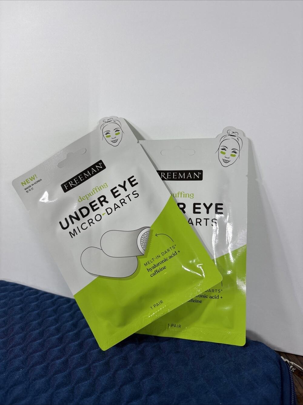 FREEMAN UNDER EYE MICRO-DARTS Depuffing 1 PAIR in each pack (2Packs)